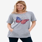 Americana Kangaroo Pocket Tee image number null