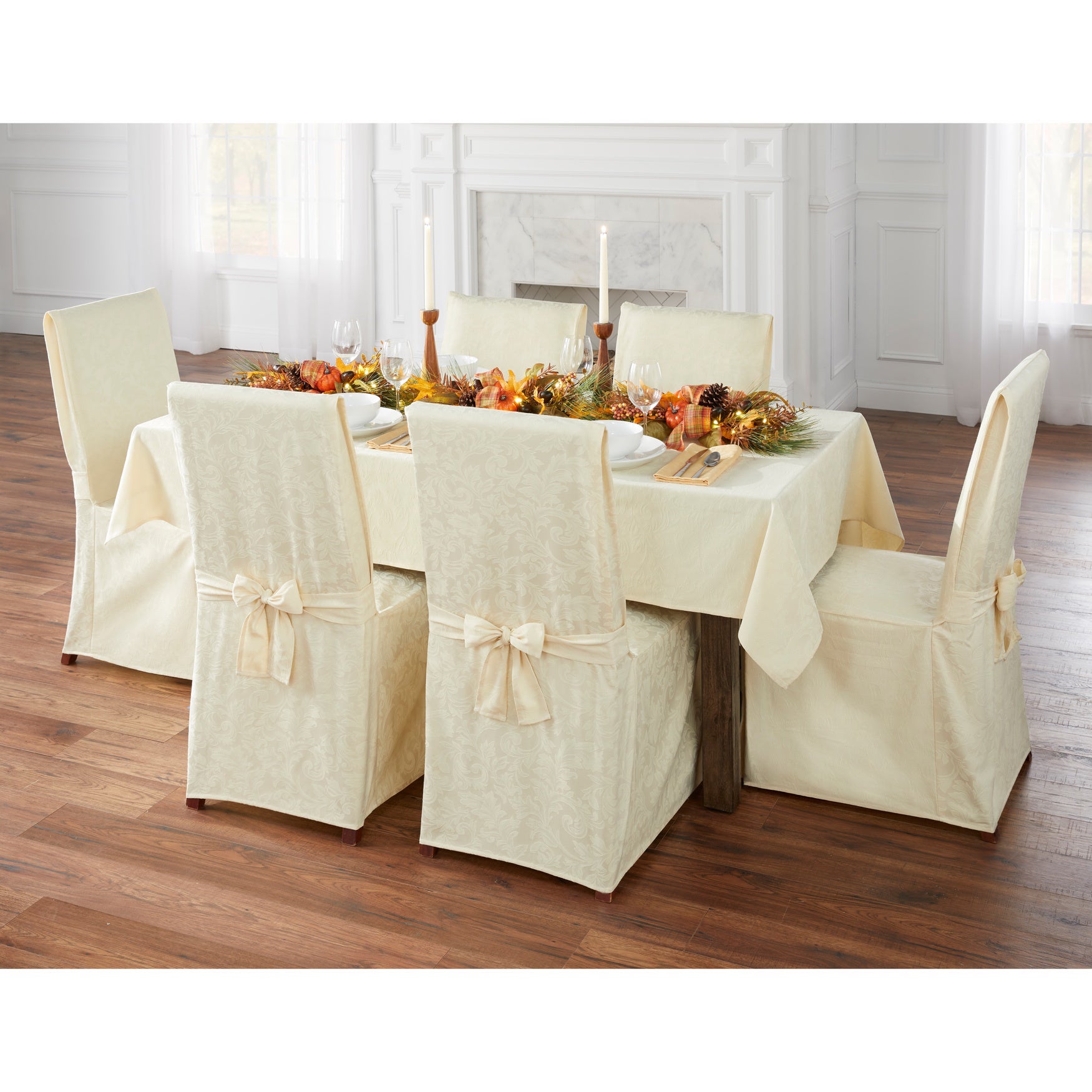 Damask Set of 4 Napkins 20" Sq. image number 2