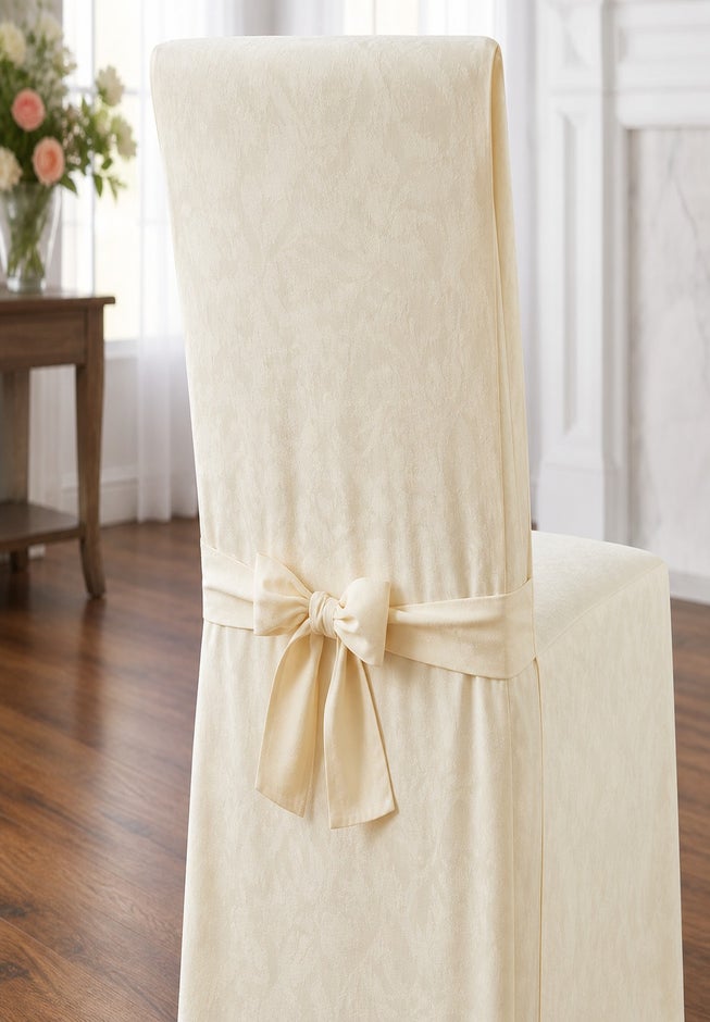 Damask Set of 2 Chair Covers image number 3