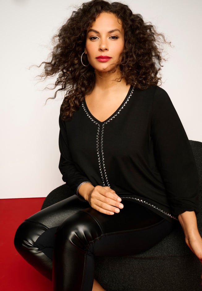 Ultra Drape Embellished Tunic image number 0