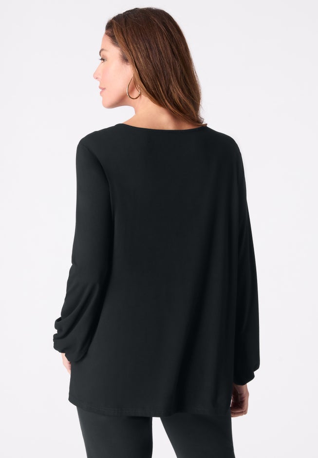 Ultra Drape Embellished Tunic image number 2