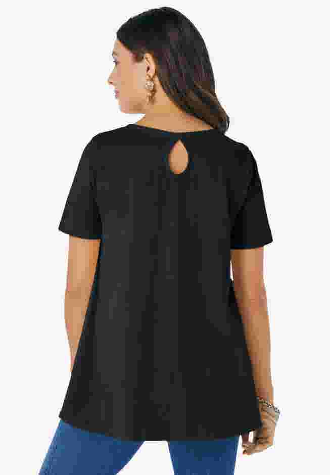 Ultimate Swing Tee with Keyhole Back image number 1