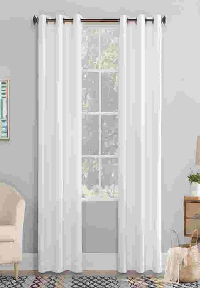 Sun Zero™ Blackout Lindstrom Printed Texture Grommet Panel image number 0