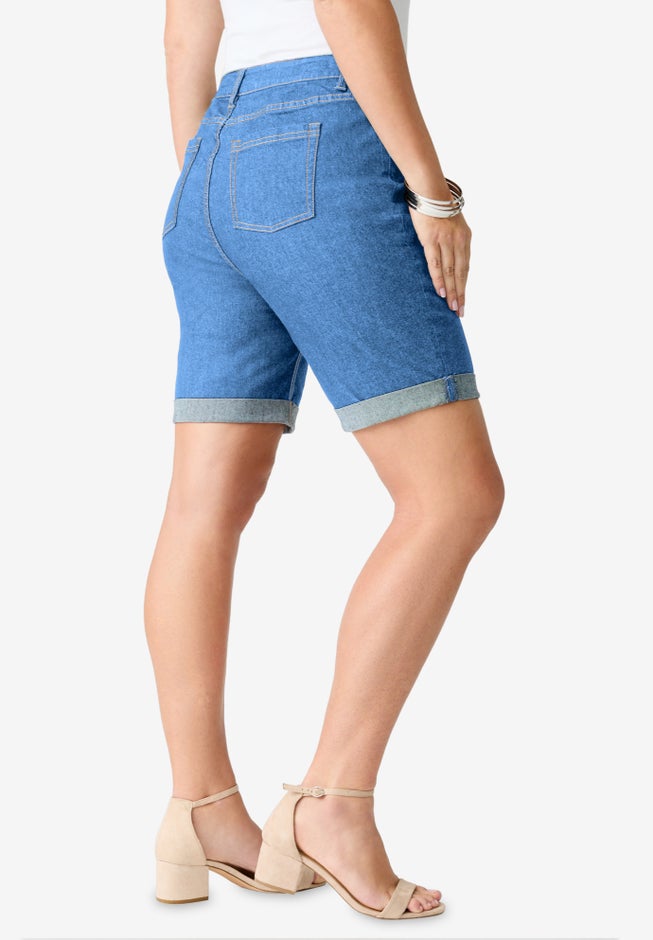 Plus Size Classic Stretch Cuffed Short image number 2