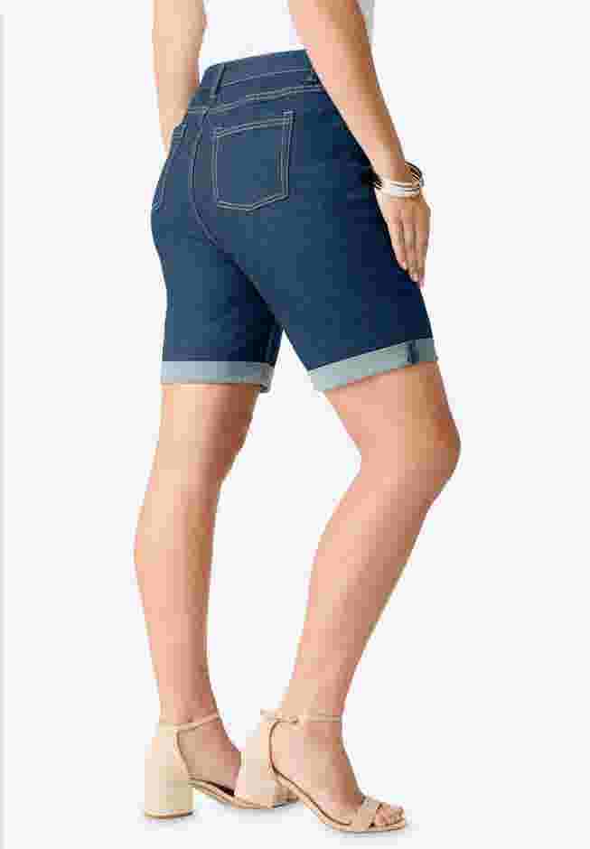 Plus Size Classic Stretch Cuffed Short image number 2