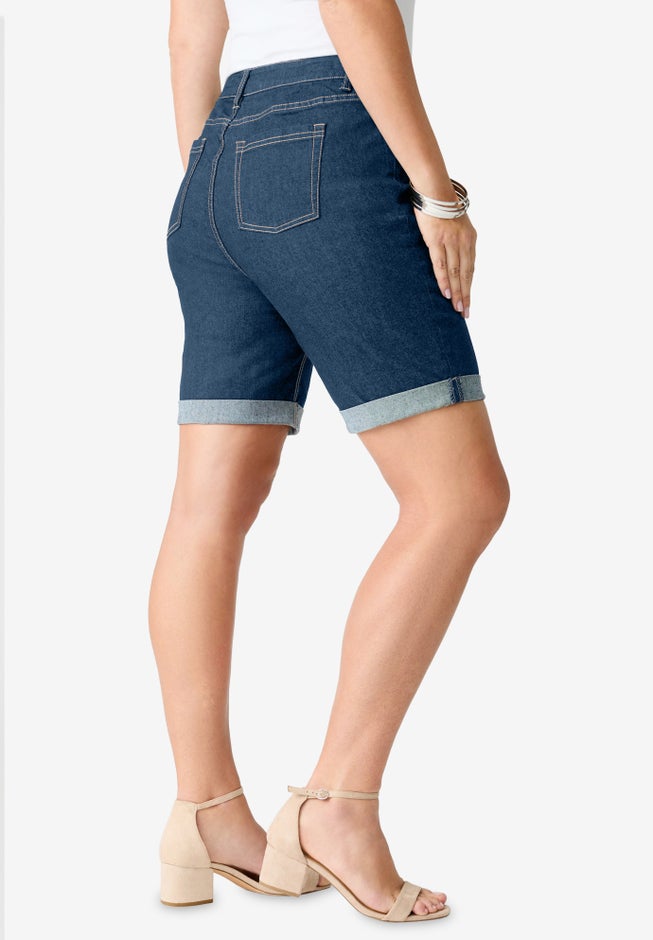 Plus Size Classic Stretch Cuffed Short image number 2