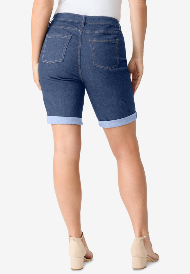 Plus Size Classic Stretch Cuffed Short image number 1