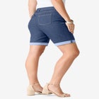 Plus Size Classic Stretch Cuffed Short image number null