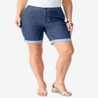 Plus Size Classic Stretch Cuffed Short image number null