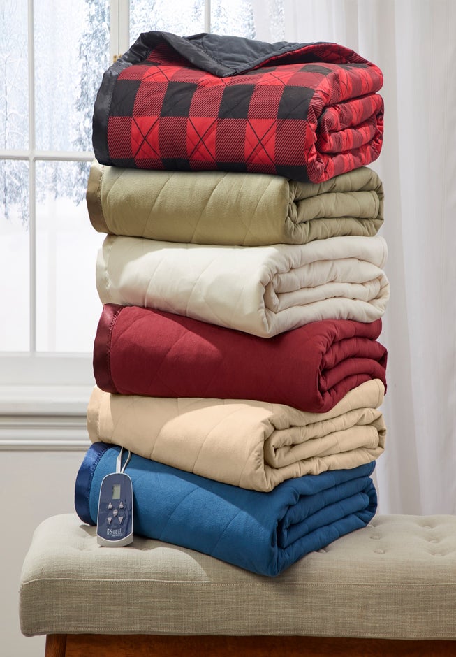 MicroFlannel&reg; 7 Layers of Warmth&trade; Electric Heated Blanket image number 1