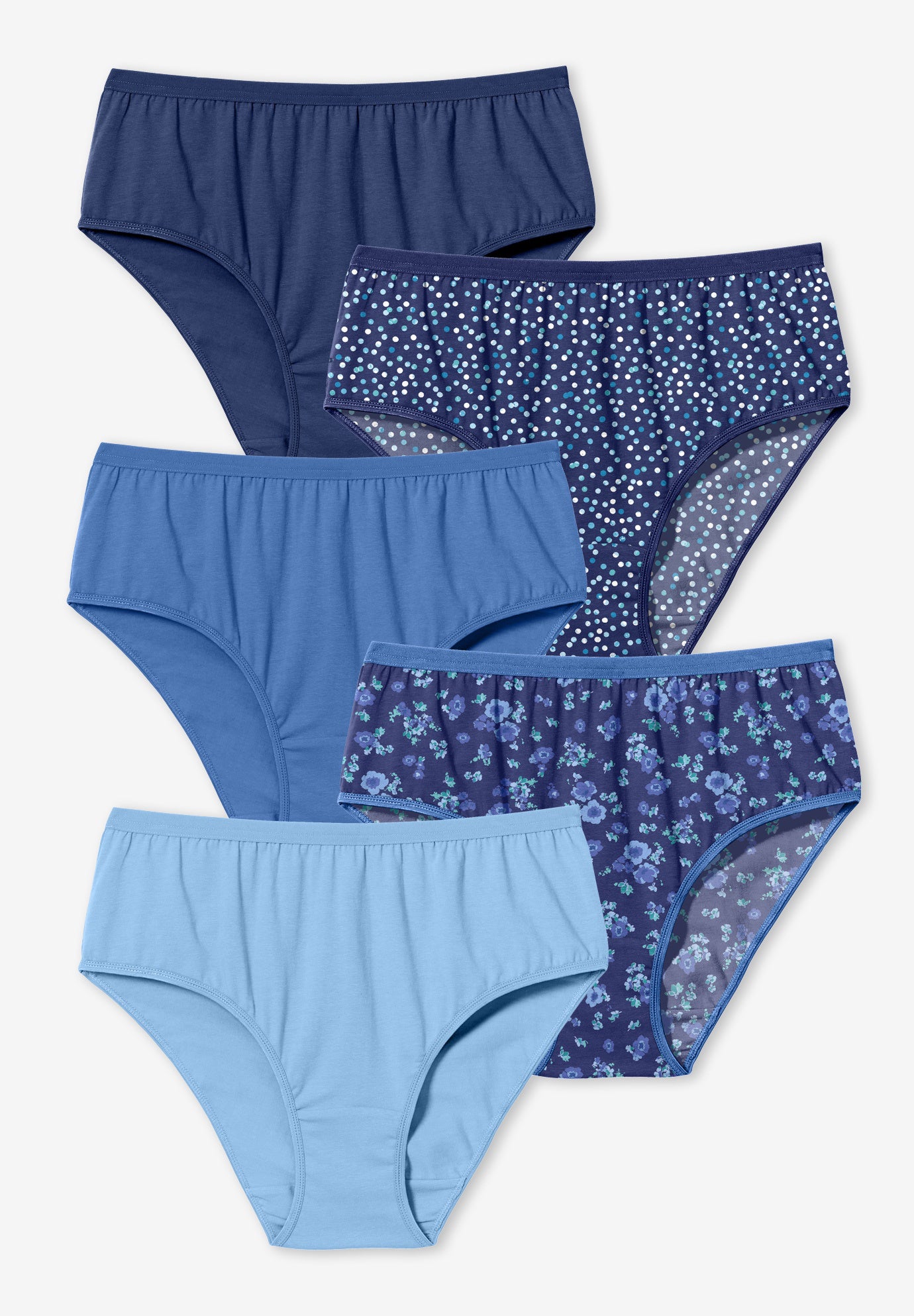 Hi-Cut Cotton Brief 5-Pack image number 0