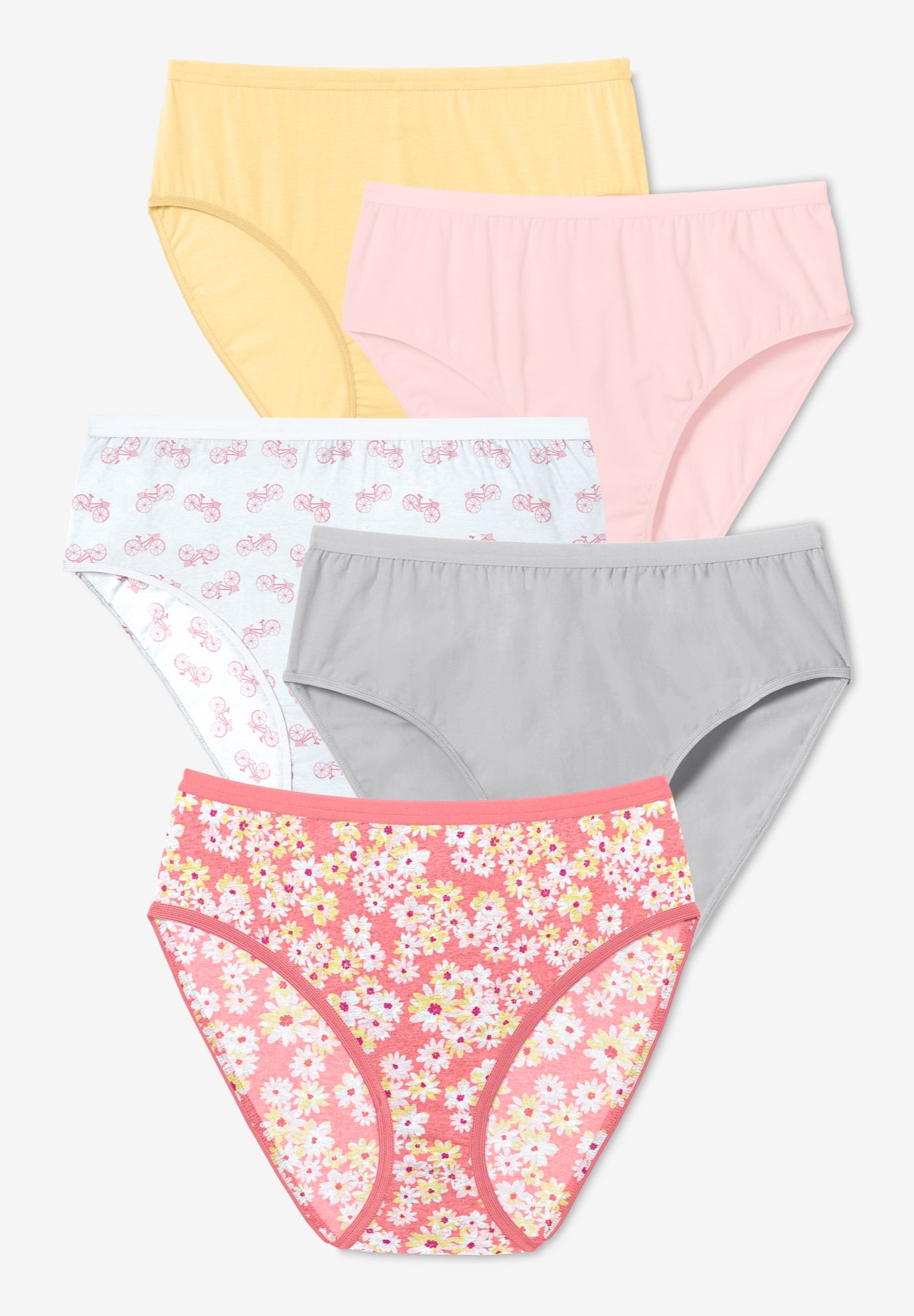 Hi-Cut Cotton Brief 5-Pack image number 0