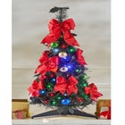 Fully Decorated Pre-Lit 2FT Pop-Up Tabletop Christmas Tree image number null