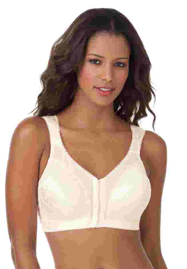 Playtex® 18 Hour Front-Close Wireless Bra with Flex Back 4695 image number 2