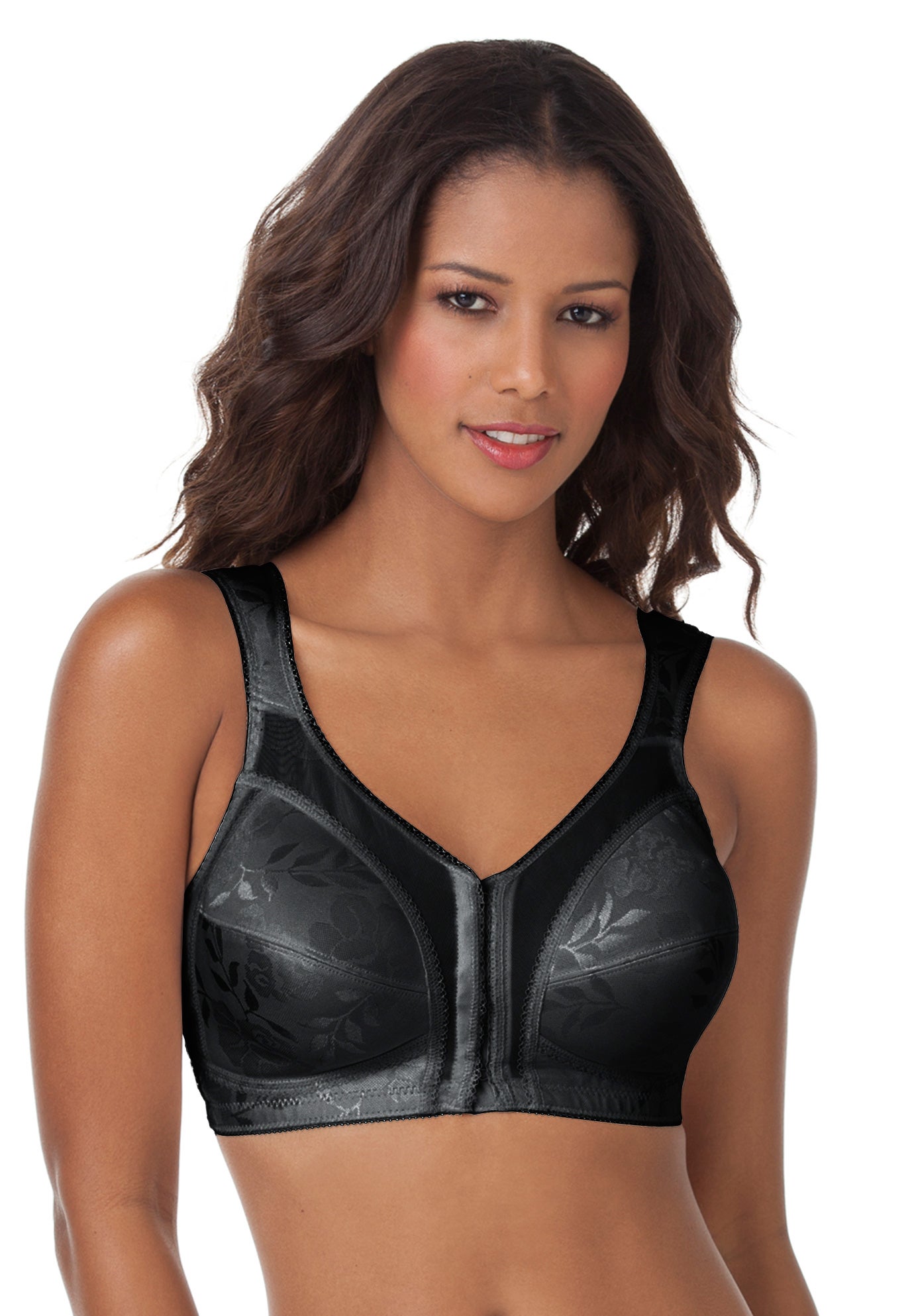 Playtex® 18 Hour Front-Close Wireless Bra with Flex Back 4695 image number 4