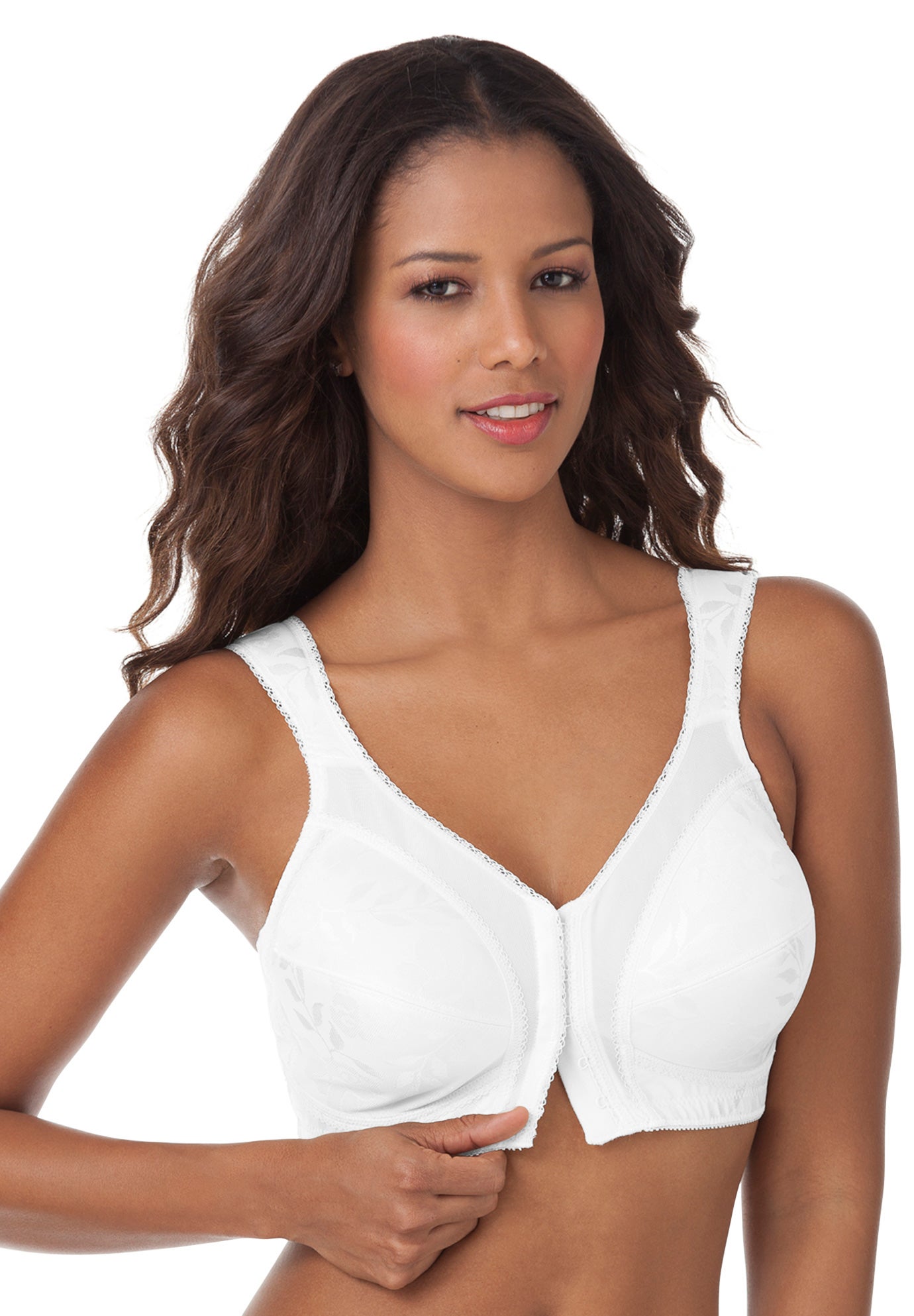 Playtex® 18 Hour Front-Close Wireless Bra with Flex Back 4695 image number 0