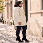 Plus Size Mid Length Teddy Faux Fur Coat image number 2