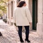 Plus Size Mid Length Teddy Faux Fur Coat image number 3