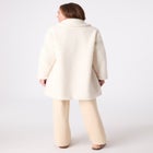 Plus Size Mid Length Teddy Faux Fur Coat image number null
