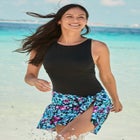 High-Neck Tank Swimdress image number null