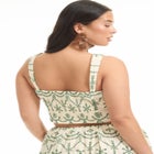 Cropped Eyelet Top image number null