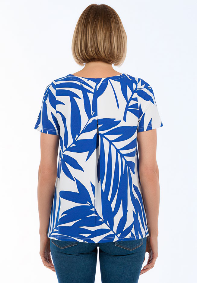 Stretch Cotton Trapeze Tee image number 1