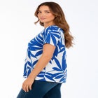 Stretch Cotton Trapeze Tee image number null