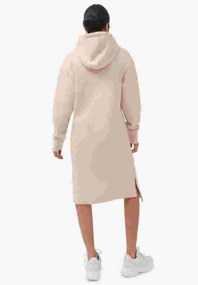 French Terry Hooded Sweatshirt Dress image number 1