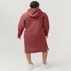 French Terry Hooded Sweatshirt Dress image number null