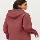French Terry Hooded Sweatshirt Dress image number null
