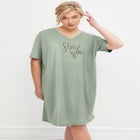 V-Neck Sleep Shirt image number null