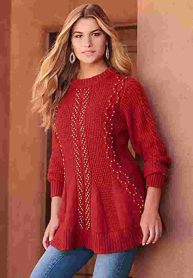 Fit and Flare Sweater image number 0