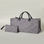 2-Piece Houndstooth Tote Set image number null