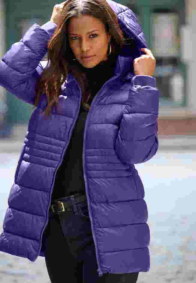 Plus Size Longer Lightweight Quilted Jacket image number 0