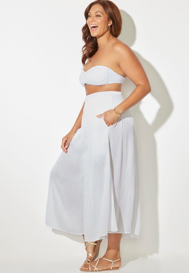 Ella Flowy Crinkle Beach Pant image number 2