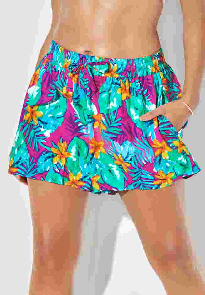 Emma Tie-Front Beach Shorts image number 4