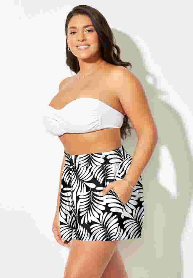 Emma Tie-Front Beach Shorts image number 2
