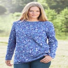 Long-Sleeve Crewneck Soft Waffle Knit Thermal Shirt image number 0
