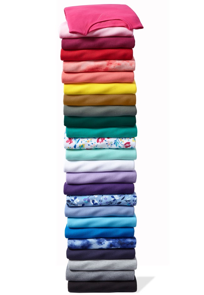 Ultra Soft Waffle Thermal Sweatshirt image number 5