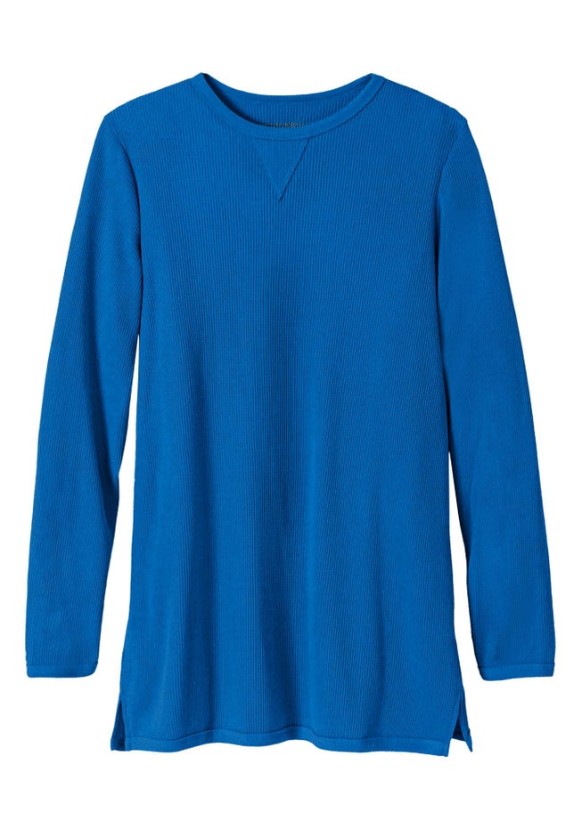 Ultra Soft Waffle Thermal Sweatshirt image number 2