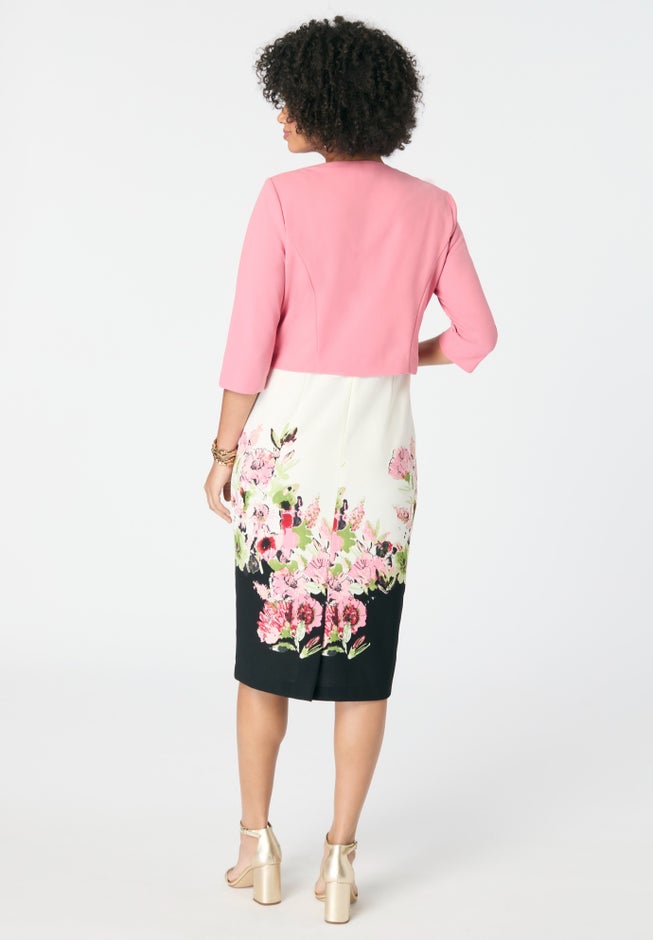 Printed Jacket Dress image number 1