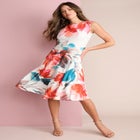 Fit-and-Flare Tank Dress image number null