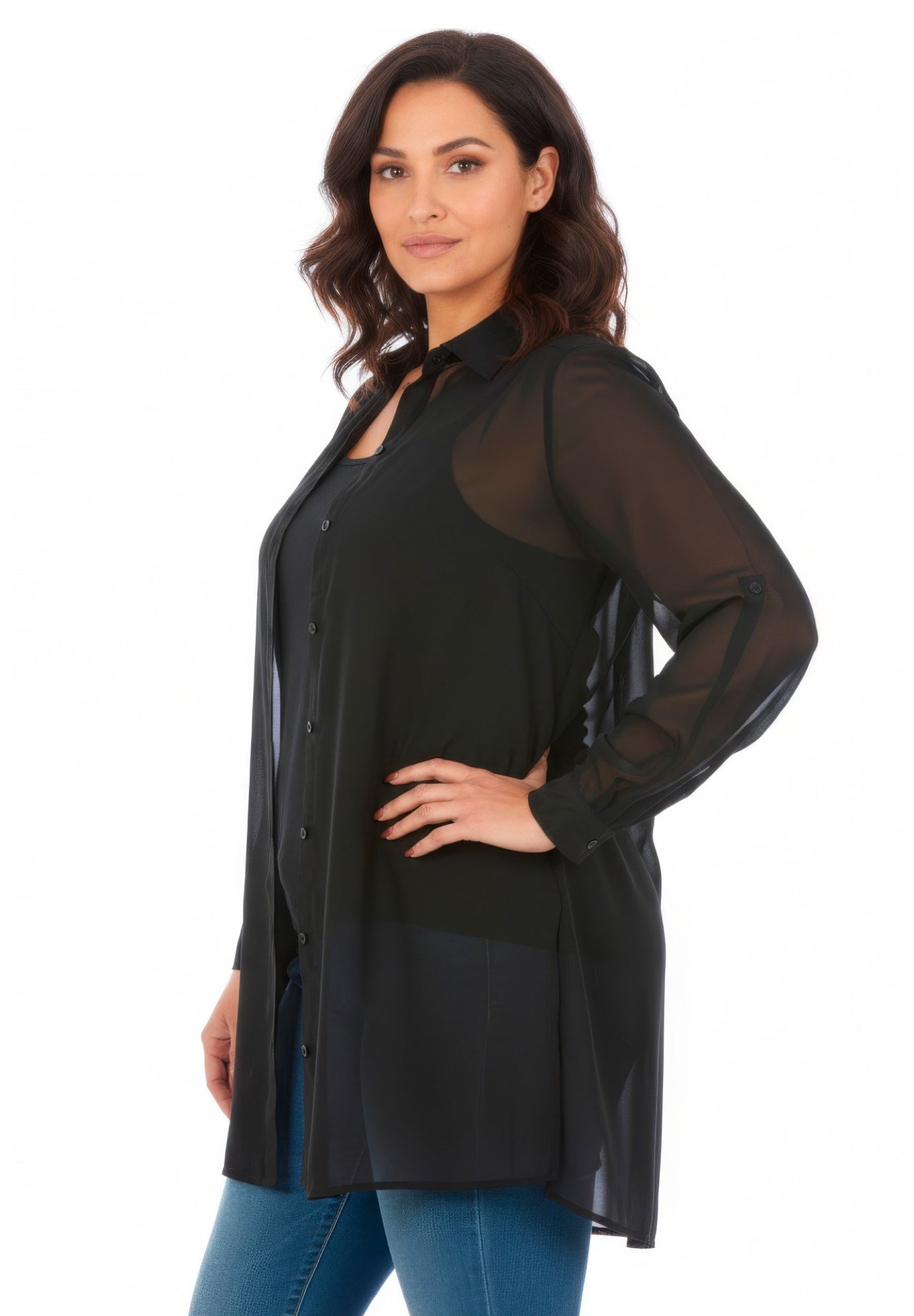 Kate Georgette Tunic image number 1