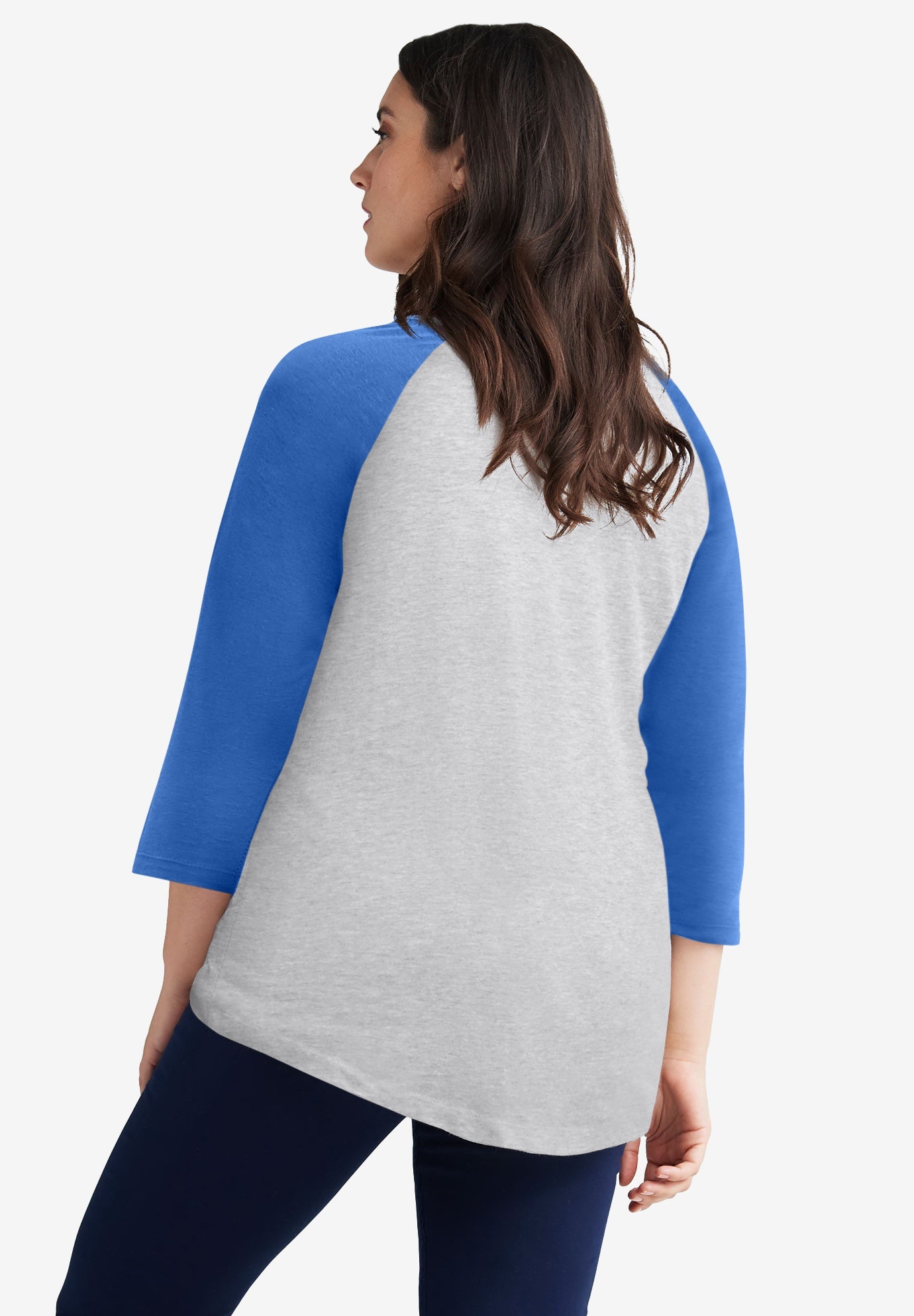 Colorblock 3/4 Sleeve Tee image number 1