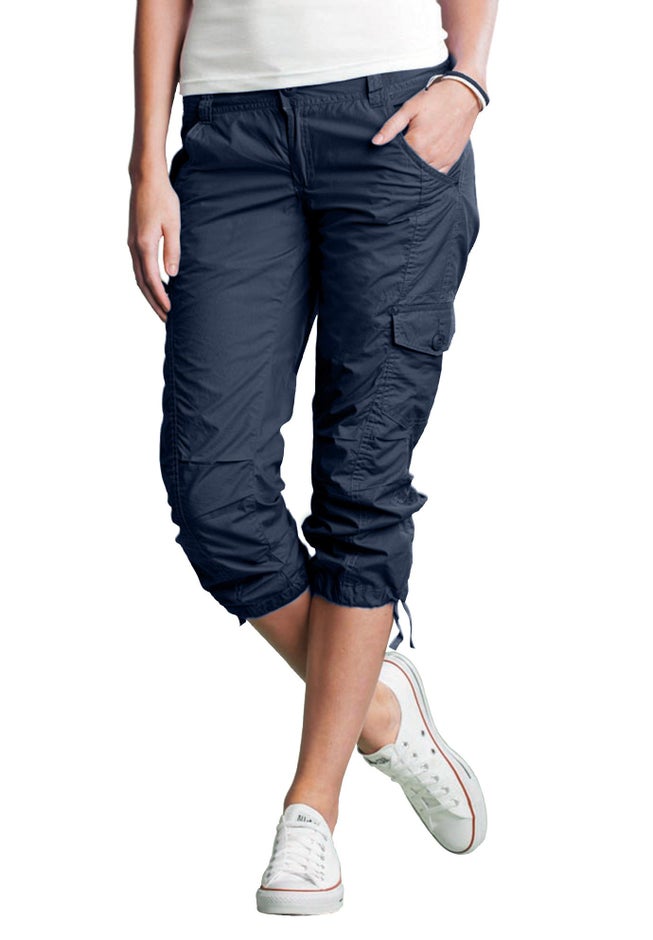 Stretch Cargo Capris by ellos® image number 0