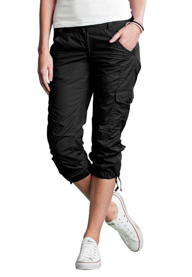 Stretch Cargo Capris by ellos® image number 0