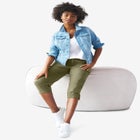 Stretch Cargo Capris by ellos® image number null