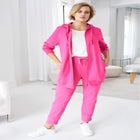 French Terry Drawstring Elastic Waistband Jogger image number null