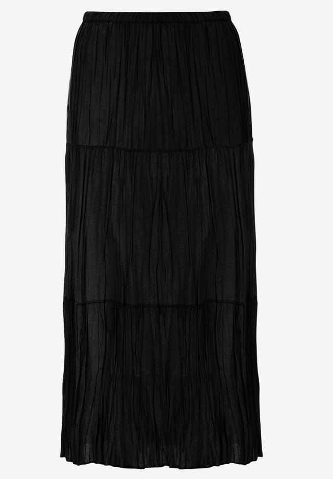Tiered Crinkle Skirt image number null