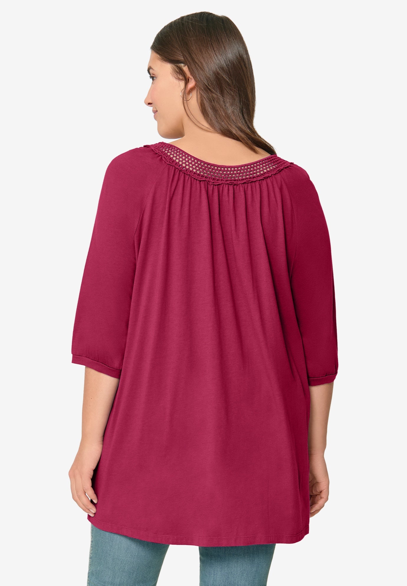 Crochet Trim Tunic image number 1